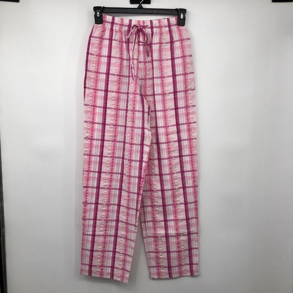 Chadwicks Pants Womens S Used Pink Plaid
